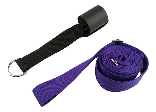 Correa De Yoga De Color Morado Oscuro, Correas De Ejercicio