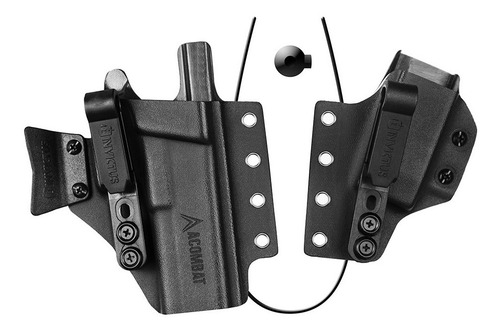 Coldre Velado Kydex Gen5 Glock G22 G23 .40 Invictus Sidecar