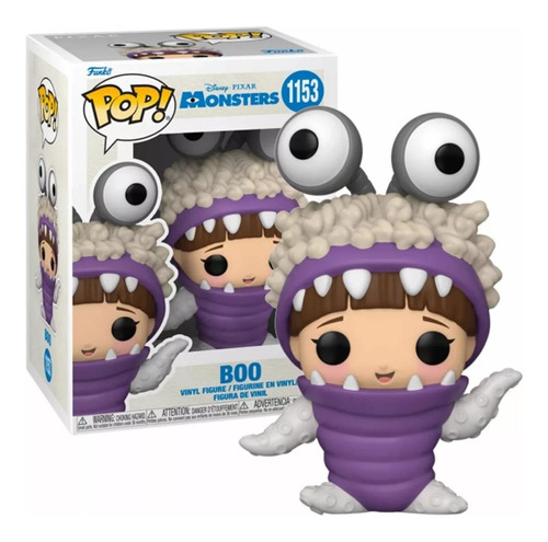 Funko Pop Monster Inc Boo With Hood Up #1153 Disney Pixar