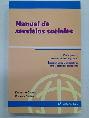 Demetrio Casado Encarna Guillén Manual De Servicios Sociales