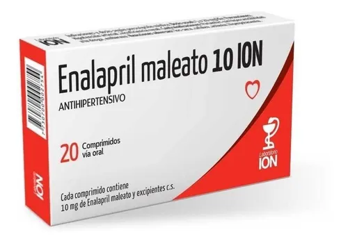 comprar Enalapril Ion 10 Mg 20 Comprimidos