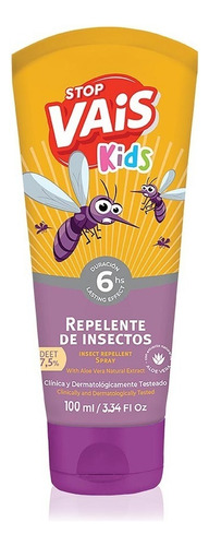 Repelente Crema Kids 100ml Vais Insectos Mosquitos