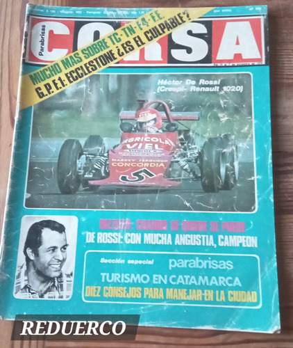 Revista Corsa 548 (1976) 30/11 Rizzuto Tc Tn F4 (Usado)