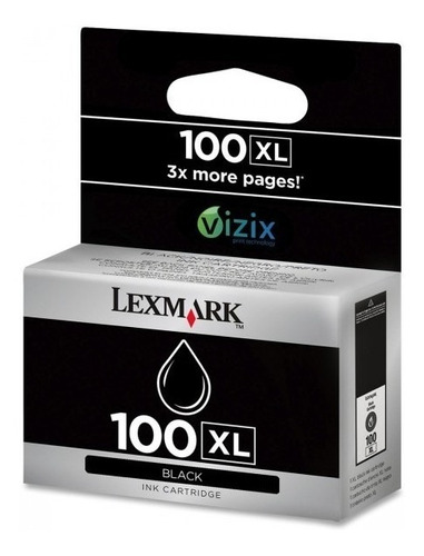 Cartucho Lexmark 100xl Black
