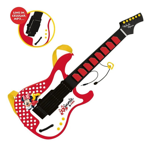 Guitarra Con Microfono Minnie & You 5251 Melodias Nikko