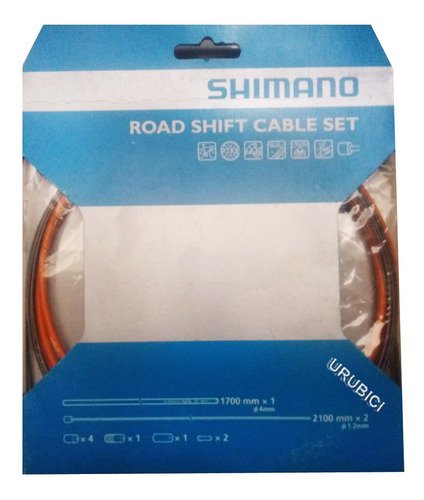 Set De Cables De Cambio Bici De Ruta + Forro +topes/terminal