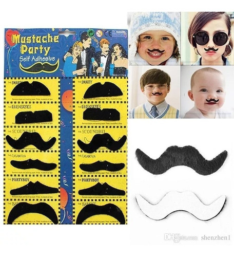 144 Bigote Mostacho Props Selfie Fiesta Eventos Party Mexico