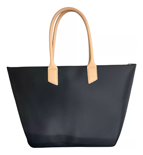 Bolsa Petite Jolie Big Shopping Preto/avela Pj11275 Cor Preto Desenho Do Tecido Lisa