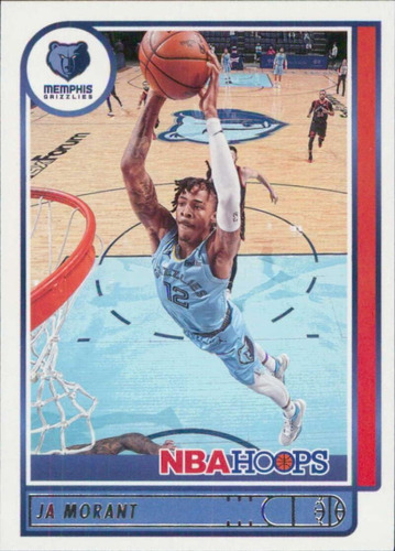 Panini Nba Hoops 132 Ja Morant Memphis Grizzlies Tarjeta Ofi