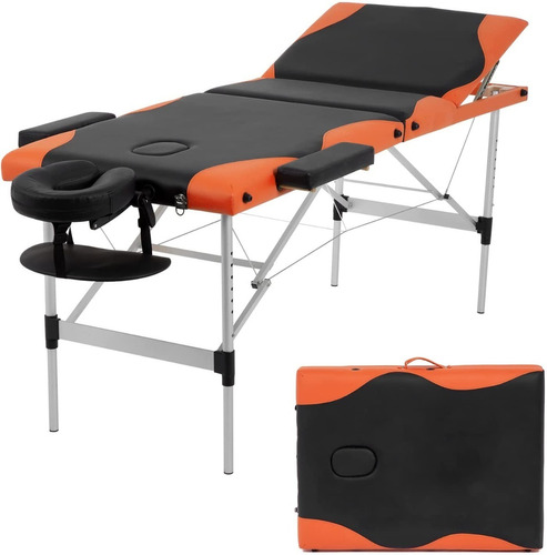 Mesa De Masaje Cama De Spa Cama De Masaje 3 Pliegues Mesa D