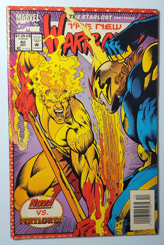 The New Warriors Diciembre 1993 Vol. 1 No. 42 Marvel Comics