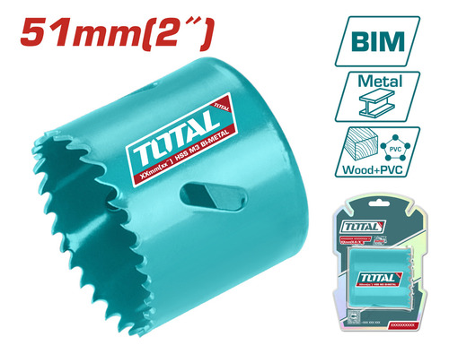 Mecha Copa Bi-metal 51mm Total Tac410511