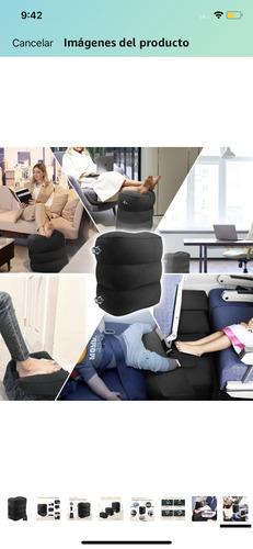 Almohada Inflable Para Reposapiés Para Viaje,almohada De Vi
