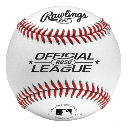 Pelota De Béisbol Rawlings 8,5  Letras Negras 