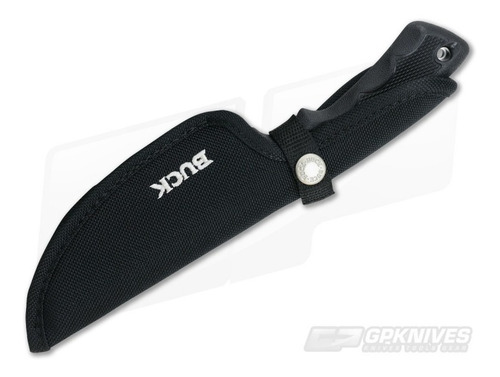 Imagen 4 de 7 de Cuchillo Buck Bucklite Max Ii Grande Negro 420hc Hoja 10,1cm