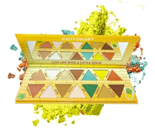 Paleta De Maquillaje City Color Sombra De Ojos La Piña