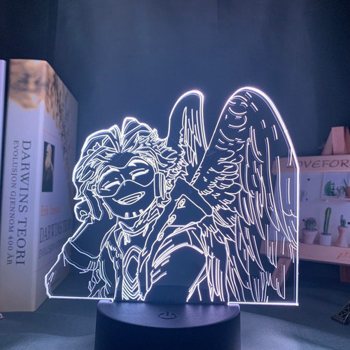 My Héroe Academia Hawks Lámpara Para Decoración Halcones Luz