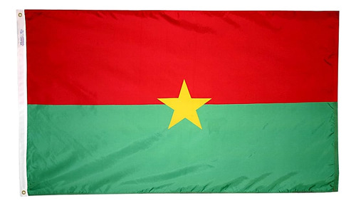 Annin Flagmakers Modelo 199135 Burkina-faso Flag Usa-made To