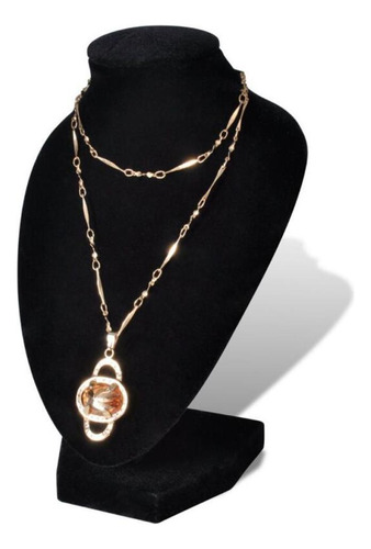 Collar De 10 Piezas De Joyería De Terciopelo Negro