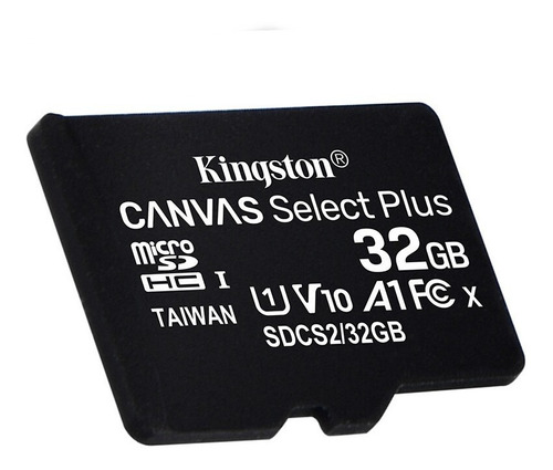Imagen 1 de 2 de Tarjeta Micro Sd Kingston Sdcs2/sp  Canvas Select Plus 32gb