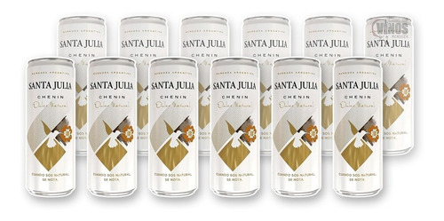 Vino Santa Julia Chenin Dulce Lata 355ml Pack X12