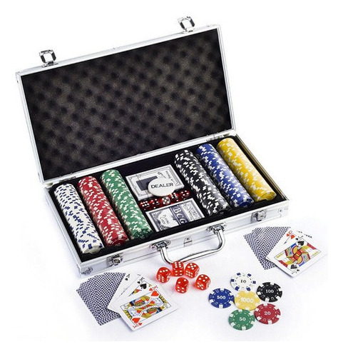 Set Poker Profesional 300 Fichas 11,5gr + Maleta Aluminio