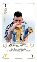 Comprar Messi As De Espada - Carta Campeones Mundo Panini Mcdonald Lionel Messi