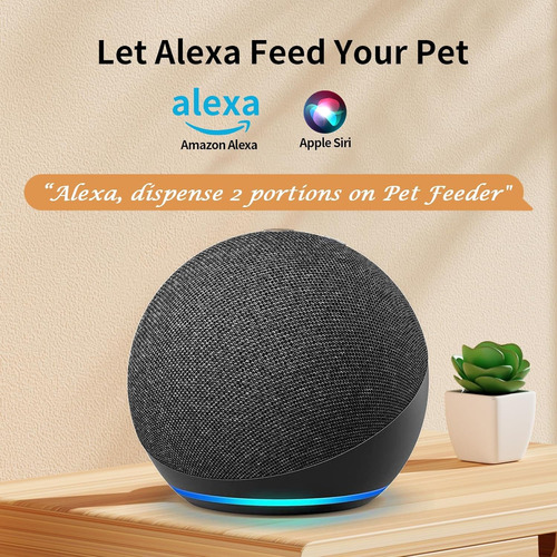 Comedero Automático Wifi Para Gatos Y Perros, 15 Tazas