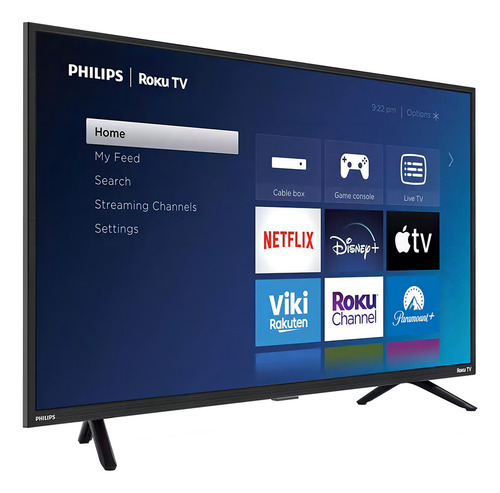 Pantalla Philips 32 Pulgadas Smart Tv Roku Led 32pfl6573/f7 - Excelente (Reacondicionado)
