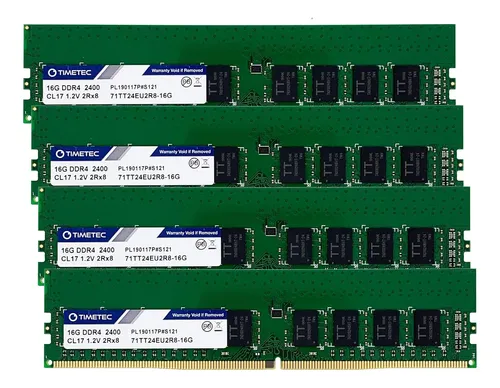 comprar Timetec Hynix Ic 64gb Kit (4x16gb) Ddr4 2400mhz Pc4-19200...