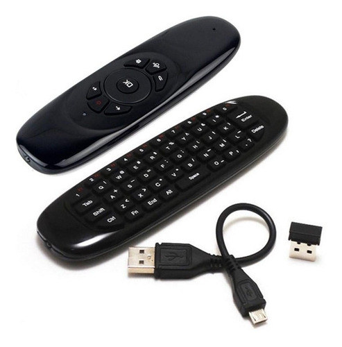 Teclado Inalambrico Air Fly Mouse Smart Tv Android C120 