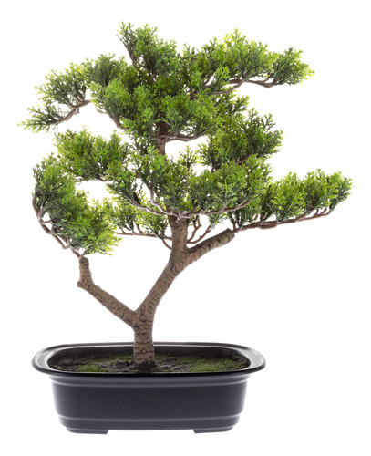 Arbol Bonsai De Pino Sintetico, Topiario Artificial De 14.5 