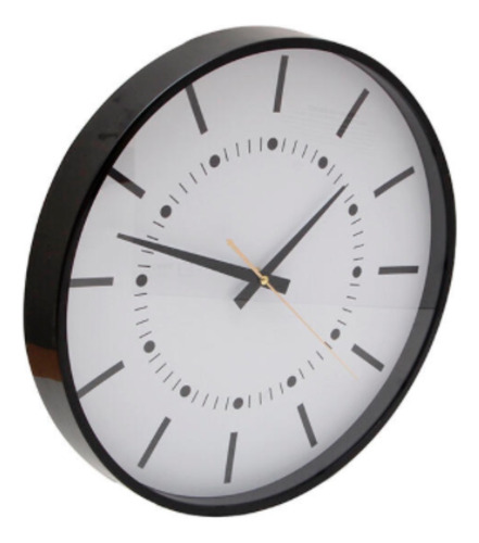 Reloj De Pared 35 Cm De Diametro Analogico Silencioso Grande