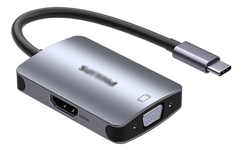 Soen Adaptador Base Usb C Hub Dock Ca Hdmi Vga Tipo 4 Khz