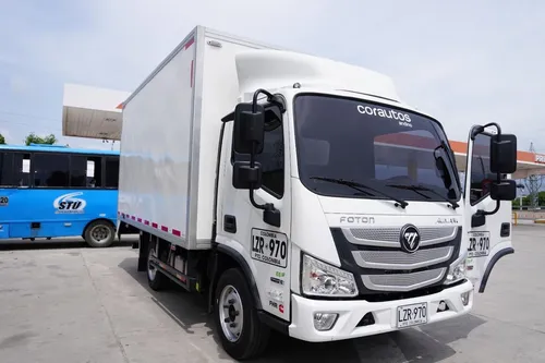 Camión Fotón Con Furgón Modelo 2024 Con Gps Y Cámara Reversa