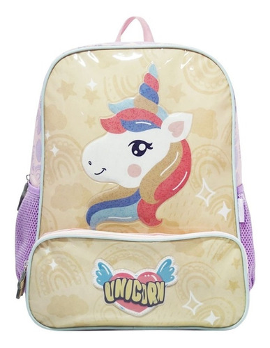 Mochila Unicornio Escolar 16 Pulgadas Local Belgrano Tikal