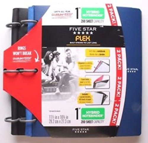 Cinco Estrellas Flex Notebinder - 1 Pulgada De Capacidad, 11