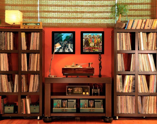 Imagem 6 de 6 de Moldura Metálica Para Discos De Vinil - Quadro C/ Acrílico