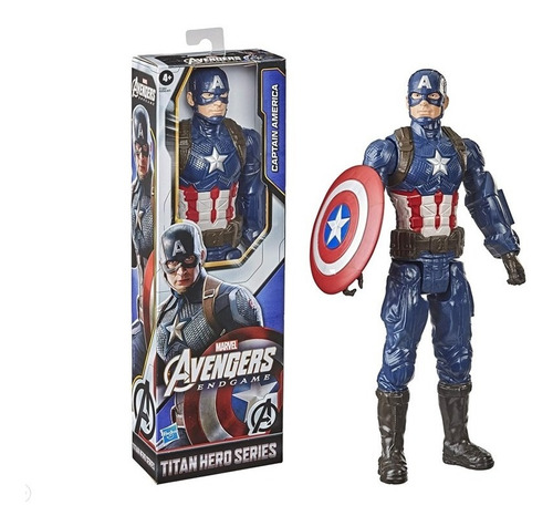 Boneco Marvel Titan Hero Capitão América - Hasbro F1342
