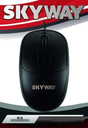 Mouse Optico Usb Escritorio Oficina Home Office Skyway