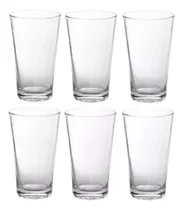 Comprar Juego Vasos Altos De Vidrio Durax Long Drink 420 Cc X6