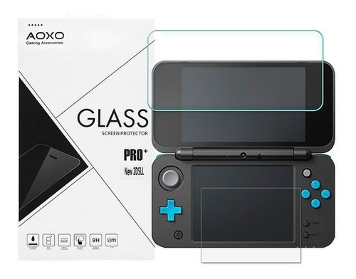 Película De Vidro Pro+ Compatível Com Nintendo New 2ds Xl