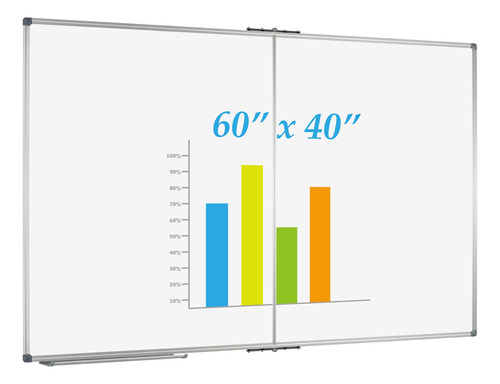 Pizarra Blanca Plegable 60 X 40  Magnetica Borrado