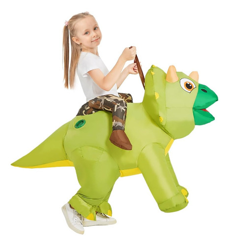 Goosh Disfraz De Dinosaurio Inflable Disfraz De Triceratops