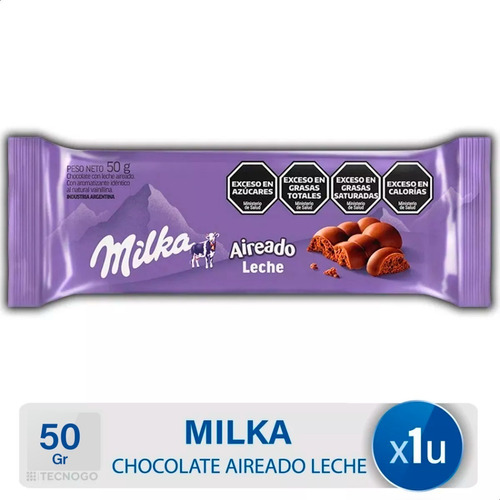 Chocolate Milka Leger Con Leche Aireado - Mejor Precio
