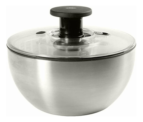 Oxo Centrifugador Ensalada Acero, 26.6 Cm