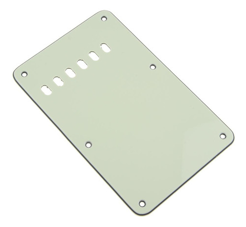 Placa Posterior De Seis Agujeros Para Guitarra Verde