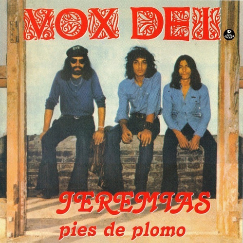 Cd Vox Dei Jeremías, Pies De Plomo Remasterizado 2011