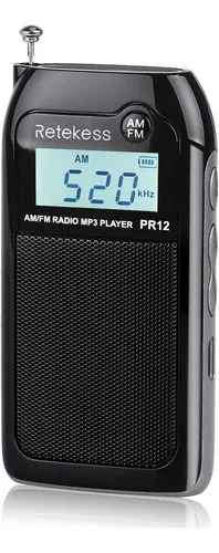 comprar Retekess Pr12 Radio Fm Am Mini Pocket Usb Estéreo Digital