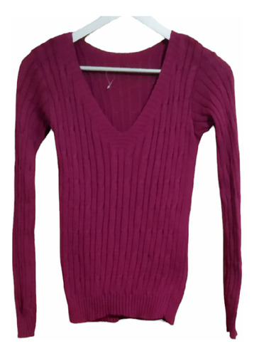 Sweater Nuevo Talla M Bordeaux Bordo Brasil 